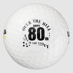Balles De Golf Happy 80th Birthday