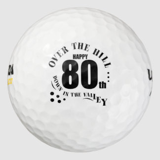 Balles De Golf Happy 80th Birthday
