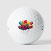 BALLES DE GOLF HAPPY BIRTHDAY (Recto)