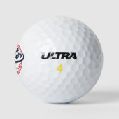 Balles de golf Happy Camper (Logo)