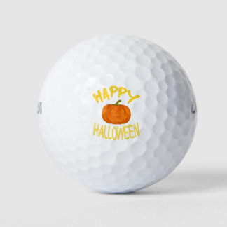 Balles De Golf Happy Halloween, Citrouille | Halloween