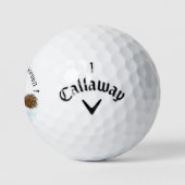 Balles De Golf Happy Halloween sorcière Citrouille Volant Chambre (Logo)