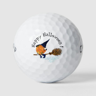 Balles De Golf Happy Halloween sorcière Citrouille Volant Chambre