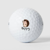 Balles De Golf Happy hedgehog animal (Devant)