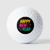 Balles De Golf Happy New Year  (Recto)