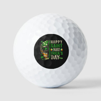 Balles De Golf Happy Saint Hat Trick Ice Hockey Player