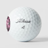 Balles De Golf Harmonie Léopard Rose (Logo)