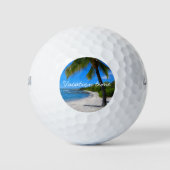 Balles De Golf Hawaii Beach Palm Tree Photo Temps de vacances Cit (Devant)