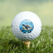 Balles De Golf Hawaii Turtle Honu Photo (T-shirt Insitu)