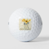 Balles De Golf HAZ38 Inspiré Jaune.tif (Devant)