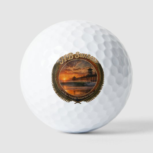 Balles de golf HB Sunsets   (Recto)