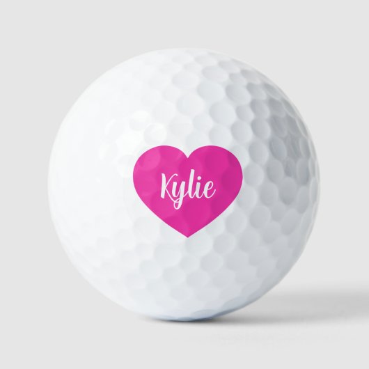 Balles De Golf Heart Golf Balls (Recto)