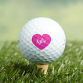 Balles De Golf Heart Golf Balls (T-shirt Insitu)