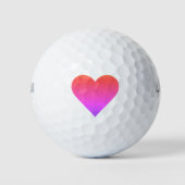 Balles De Golf Heart Ombré Saint Valentin 4Jason (Devant)