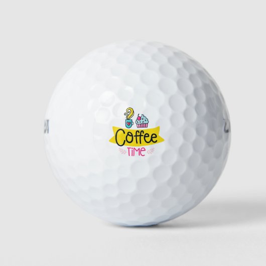 Balles De Golf Heure du café (Devant)