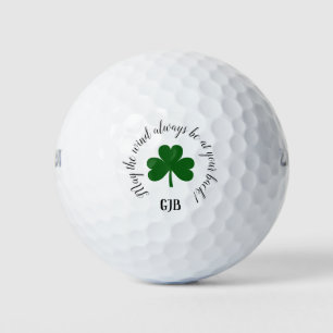 Balles De Golf Heureux Shamrock Que le vent soit toujours à votre