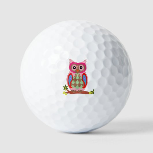 Balles De Golf Hibou (Recto)