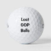 Balles De Golf Hilaried Lost GOP Golf Balls (Devant)
