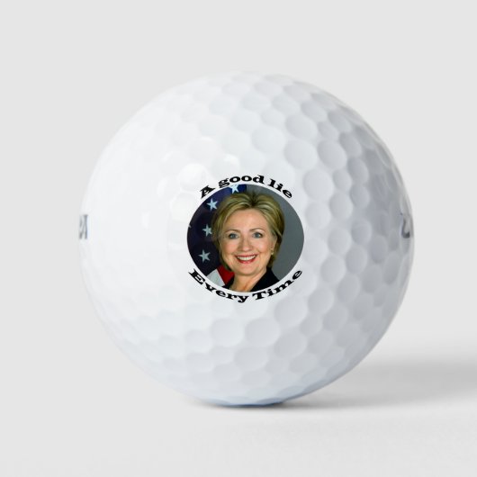 Balles De Golf Hillary Good Lie (Devant)