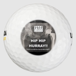 Balles De Golf Hip Hip Hurray - Félicitations pour le remplacemen
