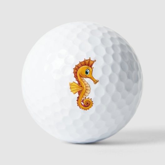 Balles De Golf Hippocampe à long nez (Recto)
