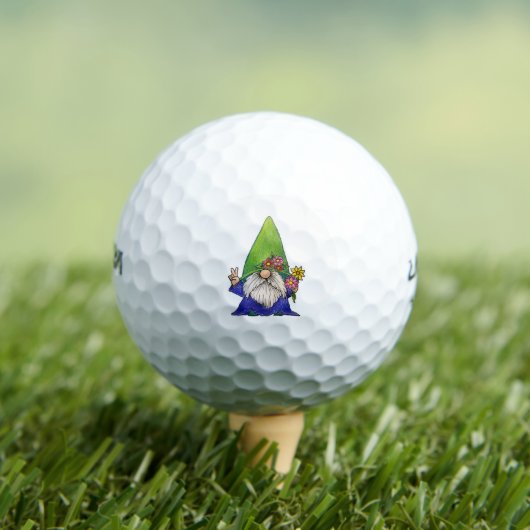 Balles De Golf Hippy Jour Gnome (T-shirt Insitu)