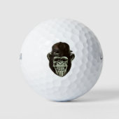 Balles De Golf Hipster Monkey (Devant)