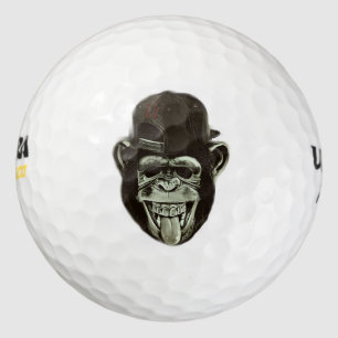 Balles De Golf Hipster Monkey