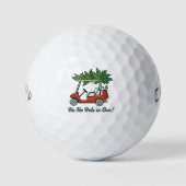 Balles De Golf Ho Ho Hole In One Christmas Santa Golf Golfing  (Devant)