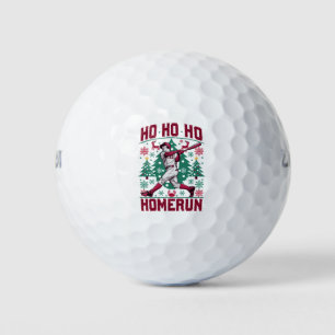 Balles De Golf Ho Ho Homerun Baseball Laid Christmas Sweat