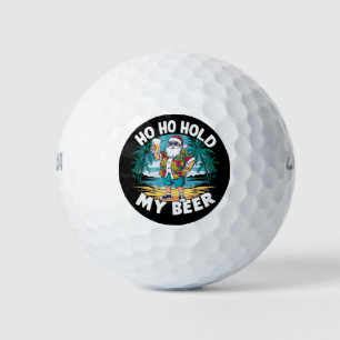 Balles De Golf Ho Ho Tenez Mon Verre de Bière Noël en Juillet Été