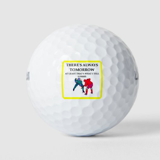 BALLES DE GOLF HOCKEY (Devant)