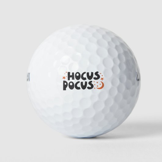 Balles De Golf Hocus Pocus chat citrouille halloween éffrayant (Devant)