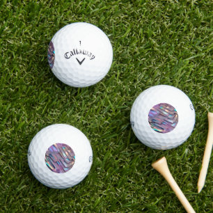 Balles De Golf Holographie abstraite/iridescente futuriste