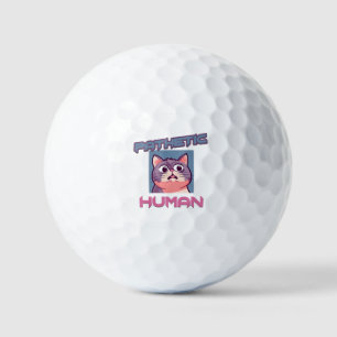Balles De Golf Homme pathétique - Drôle conception de chat