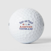 Balles De Golf Honorer et remercier American Veterans Golf Balls (Devant)