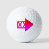 Balles De Golf Hot Pink Impact Arrow (Recto)