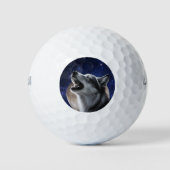 Balles De Golf Howling Wolf (Devant)