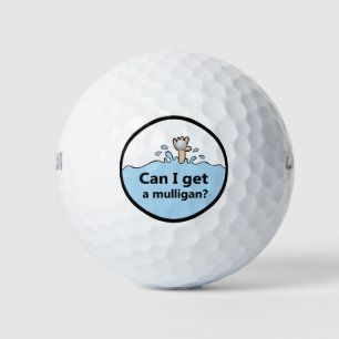 Balles de golf humoristiques Funny Mulligan