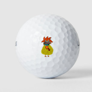Balles De Golf Humour de poulet