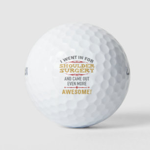 Balles De Golf Humour de récupération de chirurgie de l'épaule
