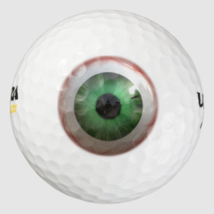 Balles De Golf Humour Déplaisant Green Eye-ball