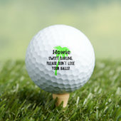 Balles De Golf Humour fun personnalisé Golf Balls (T-shirt Insitu)
