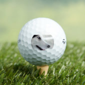 Balles De Golf husky sibérien de près seconde (T-shirt Insitu)
