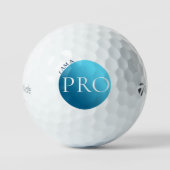 Balles De Golf I AM A PRO - Custom Blue Golf Ball (Recto)