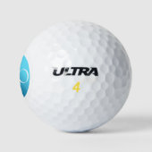 Balles De Golf  I AM A PRO - Custom Blue Golf Ball (Logo)