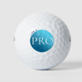 Balles De Golf  I AM A PRO - Custom Blue Golf Ball (Devant)