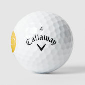 Balles De Golf I AM A PRO - Custom Golden Golf Ball (Logo)