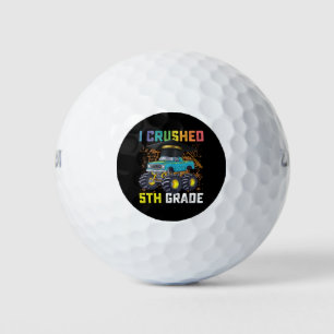 Balles De Golf I Crushed 5e grade Monster Truck Graduation