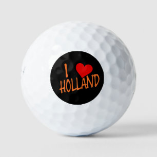 Balles De Golf I Heart Holland ou sur bk be6 gbcnt